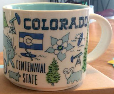 Starbucks Been There Colorado mug