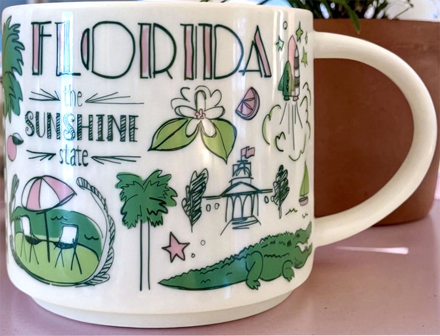 Starbucks Been There Florida mug