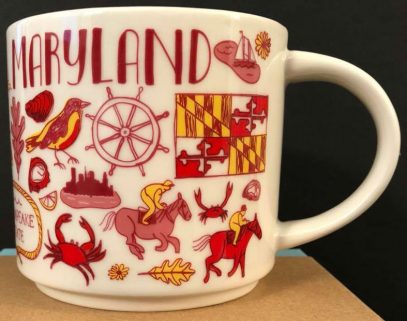 Starbucks Been There Maryland mug