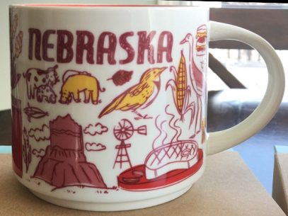 Starbucks Been There Nebraska mug