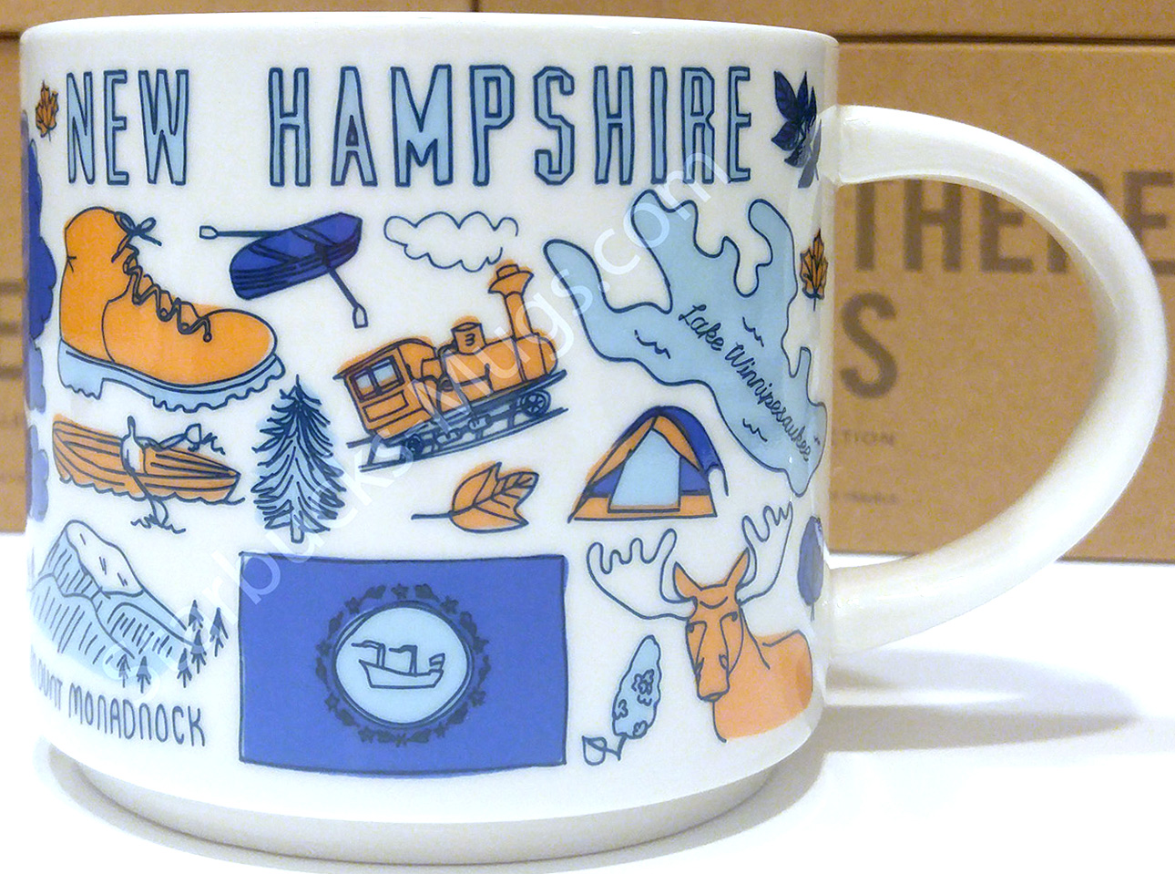 Starbucks Been There New Hampshire mug