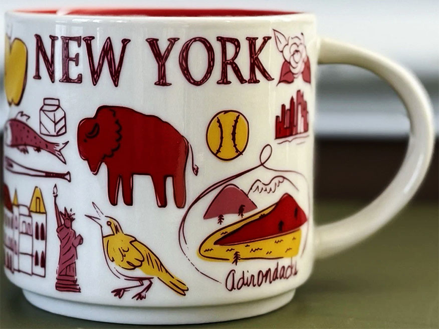 Starbucks Been There New York mug