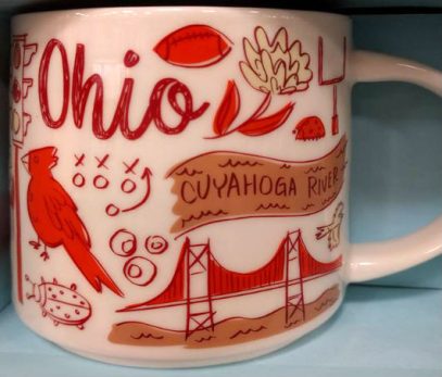 Starbucks Been There Ohio mug