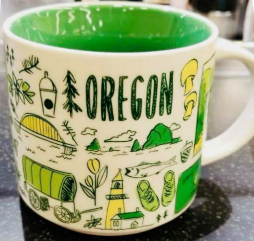Details about   Coffee Cup Mug Travel 11 15 oz USA State Property Of Oregon