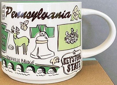 Starbucks Been There Pennsylvania mug