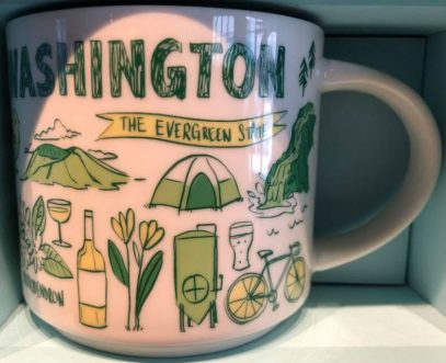 Starbucks Been There Washington mug