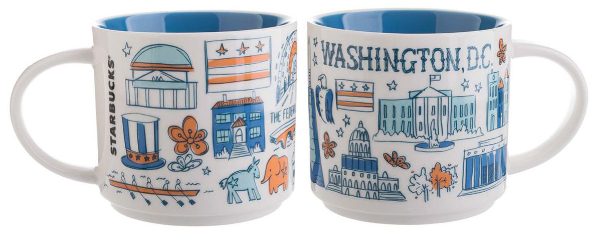 Starbucks Been There Series Collection Washington D.C. Coffee Mug New With  Box