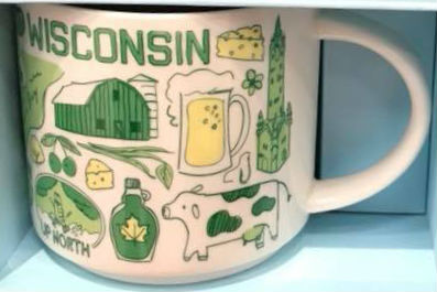 Starbucks Been There Wisconsin mug