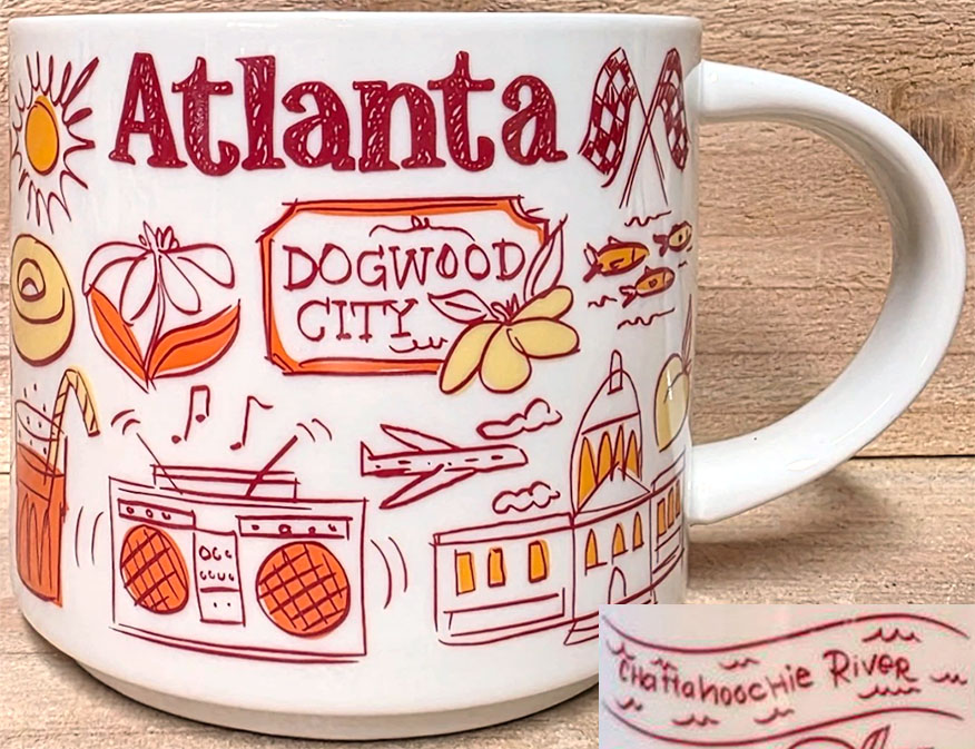 Starbucks Been There Atlanta mug