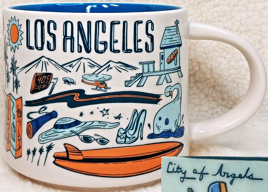 Starbucks Been There Los Angeles mug