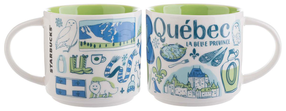 problem Spelling Adult Been There – Quebec – Starbucks Mugs