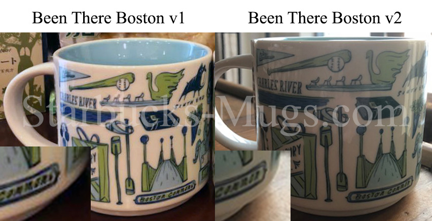 Starbucks Taza de café – Been There Series Across The Globe (Boston), 14  onzas