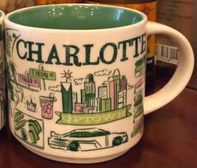 Starbucks Been There Charlotte mug