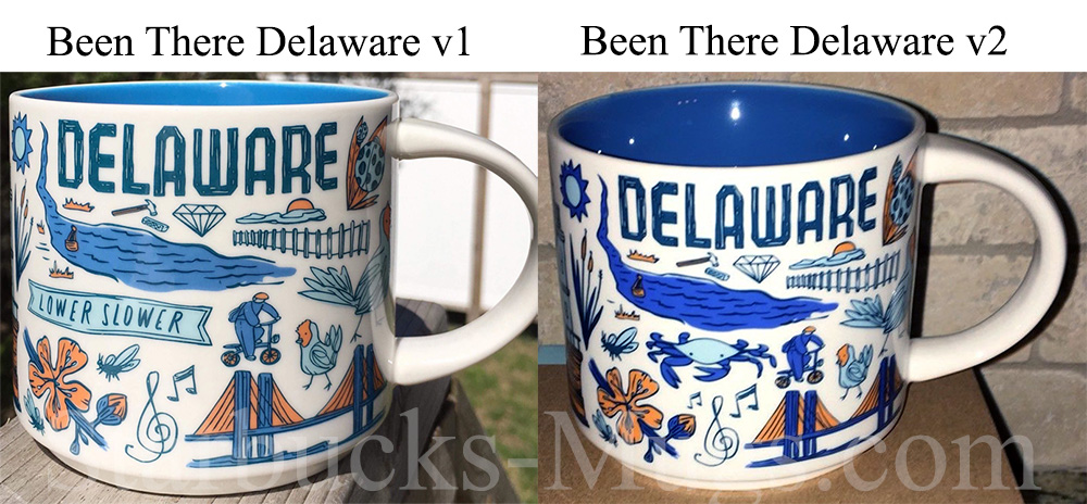 Starbucks Been There Series Delaware Ceramic Coffee Mug, 14 Oz