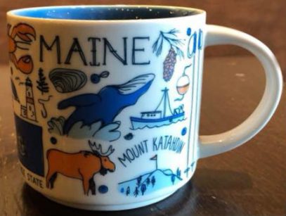 Starbucks Been There Maine 2 mug