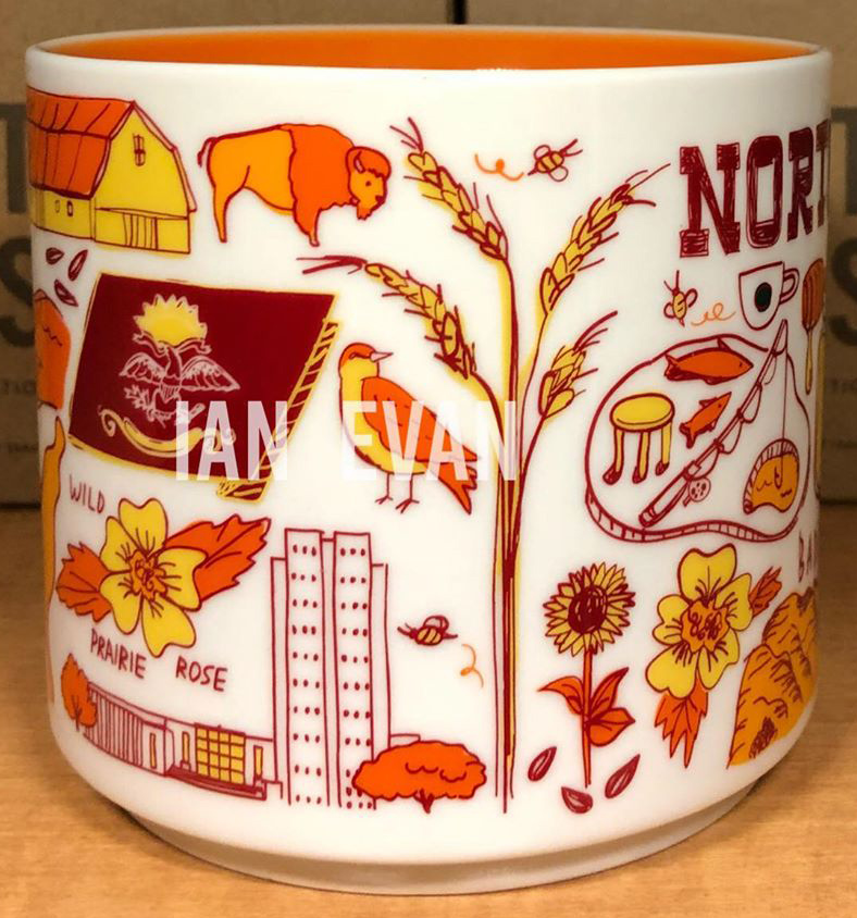 Been There North Dakota 2 Starbucks Mugs