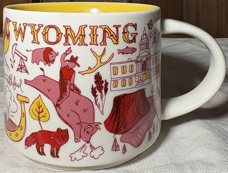 Starbucks Been There Wyoming mug