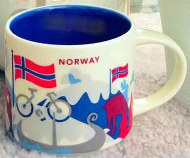 Starbucks You Are Here Norway mug