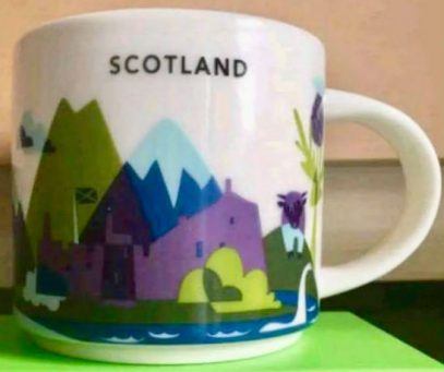 Andrews Scotland Hot Cold Coffee Cup Starbucks Mug 'You are here' YAH St 
