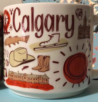 Starbucks Been There Calgary mug