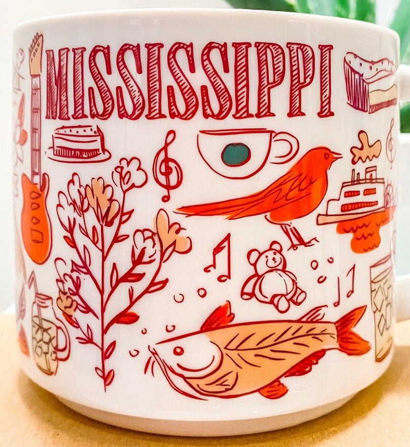 Been There Mississippi 2 Starbucks Mugs