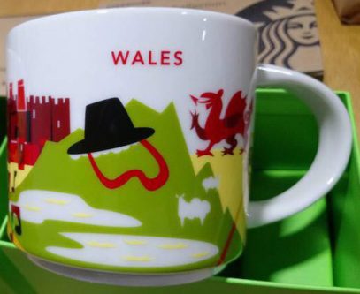 Starbucks You Are Here Wales mug