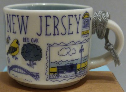 Starbucks Been There Ornament New Jersey mug