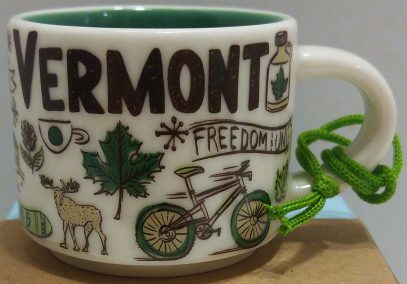 Starbucks Been There Ornament Vermont mug