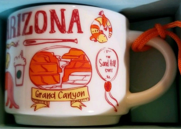 Been There Ornament  Arizona  Starbucks Mugs