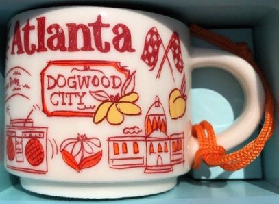 Starbucks Been There Ornament Atlanta mug