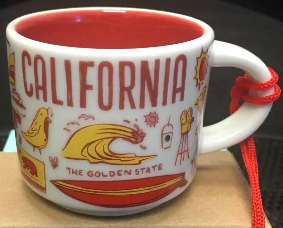 Been There Ornament California Starbucks Mugs