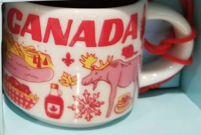 Starbucks Been There Ornament Canada mug