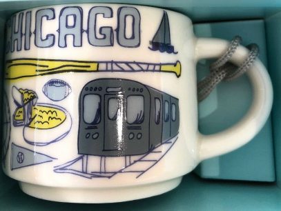 Starbucks Been There Ornament Chicago mug