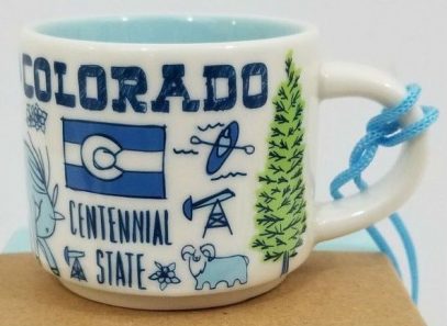 Starbucks Been There Ornament Colorado mug