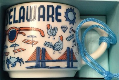 Starbucks Been There Ornament Delaware mug