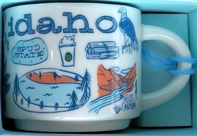 Starbucks Been There Ornament Idaho mug