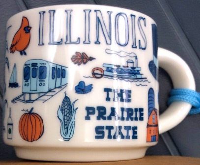 Starbucks Been There Ornament Illinois mug