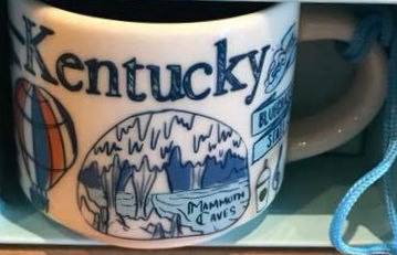 Starbucks Been There Ornament Kentucky mug