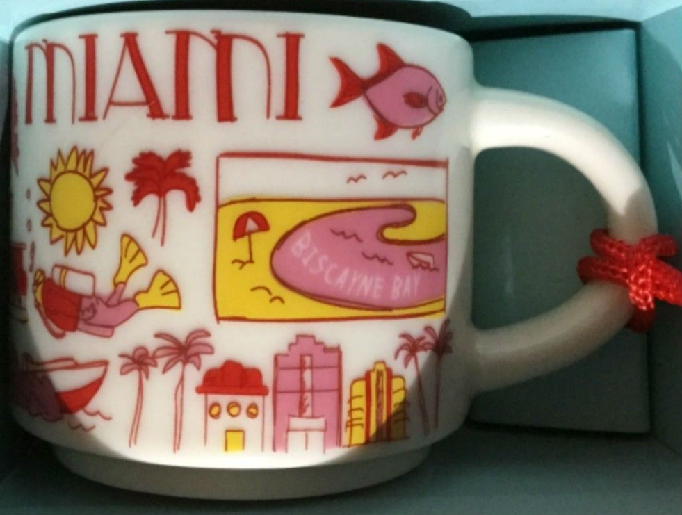 Starbucks Been There Series Miami Ceramic Mug 14 Oz 