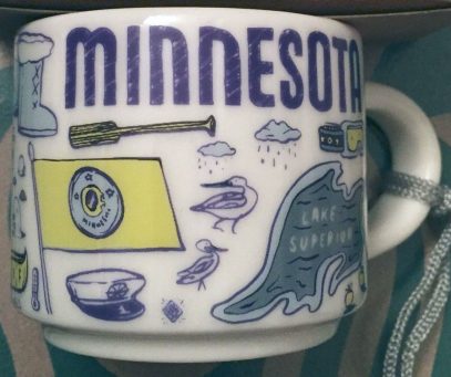 Starbucks Been There Ornament Minnesota mug