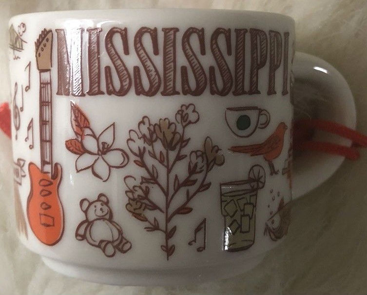 Been There Ornament Mississippi Starbucks Mugs