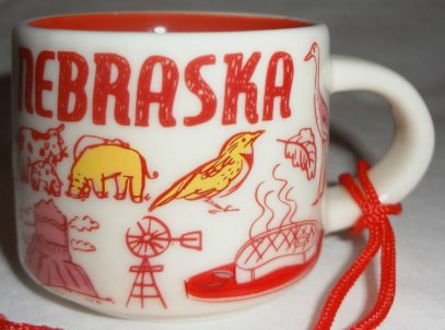 Starbucks Been There Ornament Nebraska mug