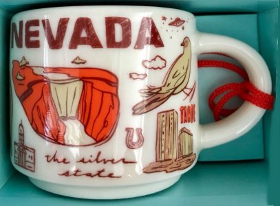 Starbucks Been There Ornament Nevada mug