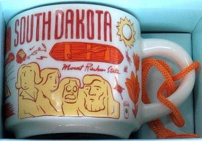 Starbucks Been There Ornament South Dakota mug