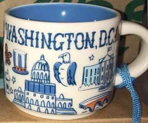 Starbucks Been There Ornament Washington, D.C. mug