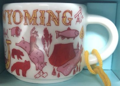 Starbucks Been There Ornament Wyoming mug