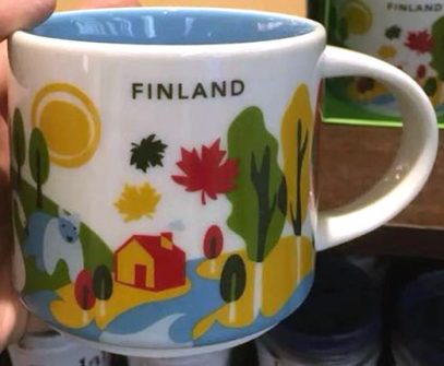 Starbucks You Are Here Finland mug