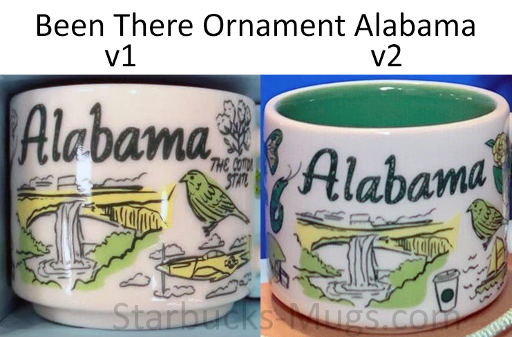 Been There – Alabama – Starbucks Mugs