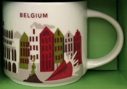 Starbucks You Are Here Belgium mug