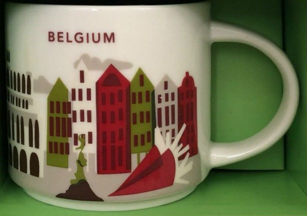 Belgium Liege Lüttich SKU ++ STARBUCKS City Mug Tasse NEU LIÈGE